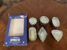 Sveico Sweden Tartlet Tins Chocolate Candy Tart Mold Different Shapes Box of 36