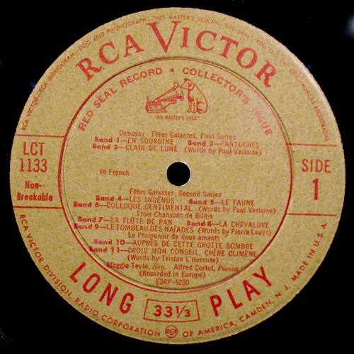 MAGGIE TEYTE - FRANZÖSISCHE KUNSTLIEDER - Sporano - Cortot & Moore Klavier - RCA Victor #LCT 1139 - Bild 4 von 4