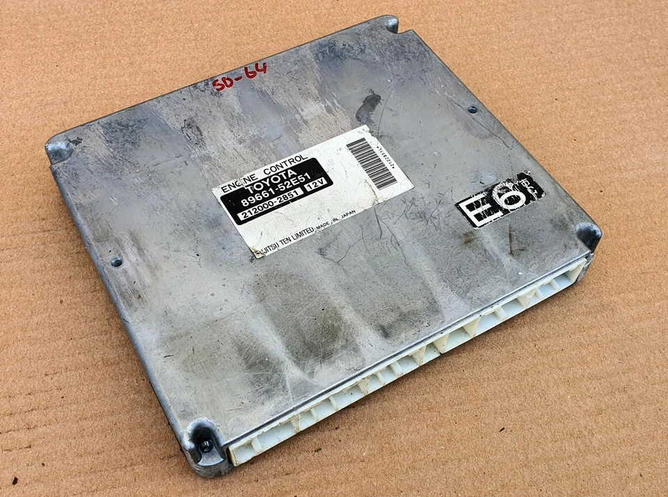 Toyota Sienta NCP81 89661-52E51 Ecu Ecm Oem Jdm Used 8966152E51 212000-2851 - Image 4 of 4
