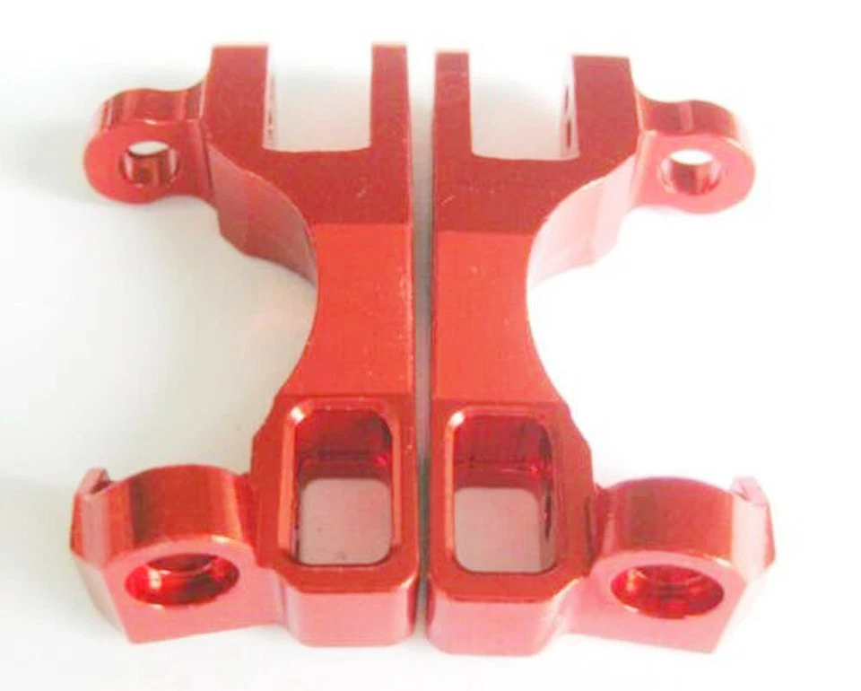 Aluminum Metal Upgrade parts Kit fit For TRAXXAS SLASH 4x4 1/10 RC Car Truck Red - Image 4 of 4