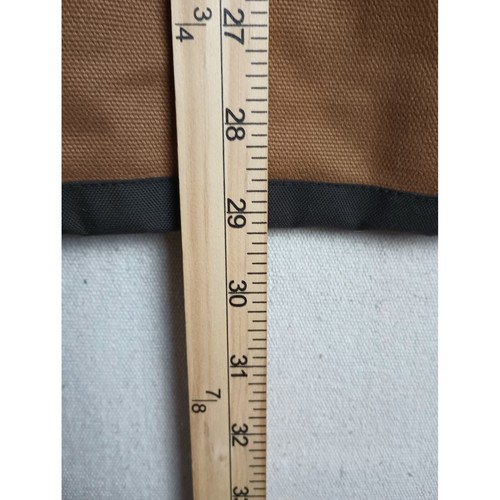 Dickies Work Wear Vest Fleece Lined Canvas Utility Pockets Brown Size Medium - Picture 6 of 6
