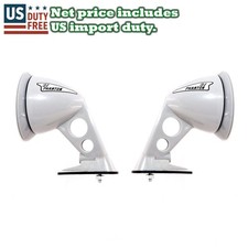 Gray Fender Mirrors Set Fit Toyota Hilux Ln50 Ln56 Ln85 Pickup Truck 2dr 1984-97