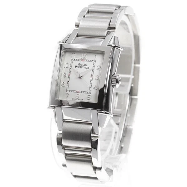 Girard Perregaux — Girard-Perregaux 25900-2 24mm SS Silver Dial Hand-Winding Watch #C15293