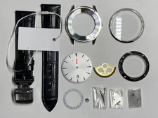 40mm Stainless Steel Watch Case With Band Kit for Jaeger Lecoultre Master 2824