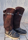 Military boots "Унты" Soviet PILOT aircraft USSR sheep fur + leather s.43-44