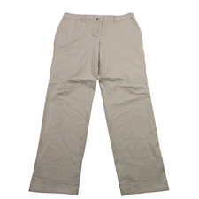 J Jill Pants Womens 12 Casual Lightweight Pockets Chino Ivory Outdoors