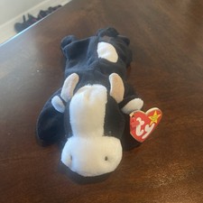 Ty Beanie Babies Daisy the Cow Toy 1994 Edition with 1993 Tush Tag Free Shipping