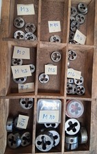 Gewindeschneideisen, M 2 bis M 16, Konvolut DDR