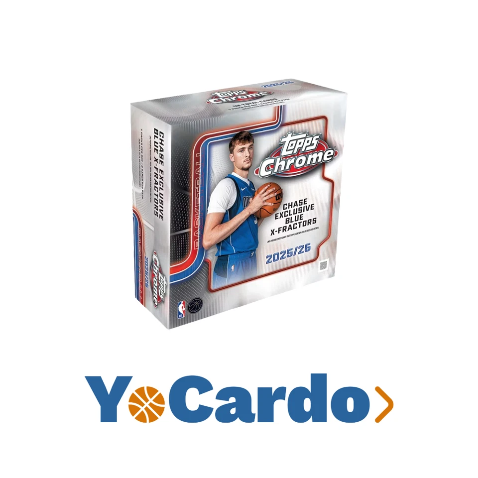 2025-26 Topps Chrome Basketball NBA Mega Box