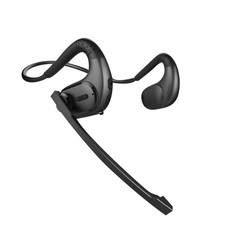 Black Air Conduction Bluetooth 5.3 Wireless Headset Open Ear Sport Headphones