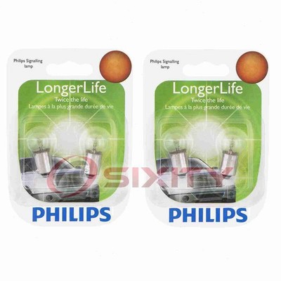2 pc Philips Parking Light Bulbs for Cadillac DeVille Eldorado Series 60 mj