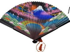 Antique Japan Hand Painted Fan #SH109