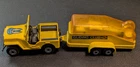 matchbox lesney Superfast TP-7 Gliding club jeep + Glider trailer 1976 w/ glider
