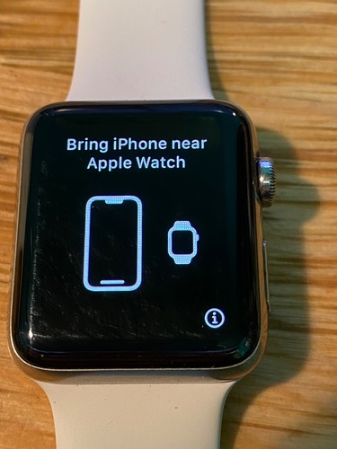 Apple Watch Series 3 42mm Stainless Steel Case, GPS+Cellular, Boxed - Picture 3 of 7