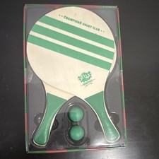 Champions Court Club Table Tennis Set w/ 2 Paddles & 2 Green Balls