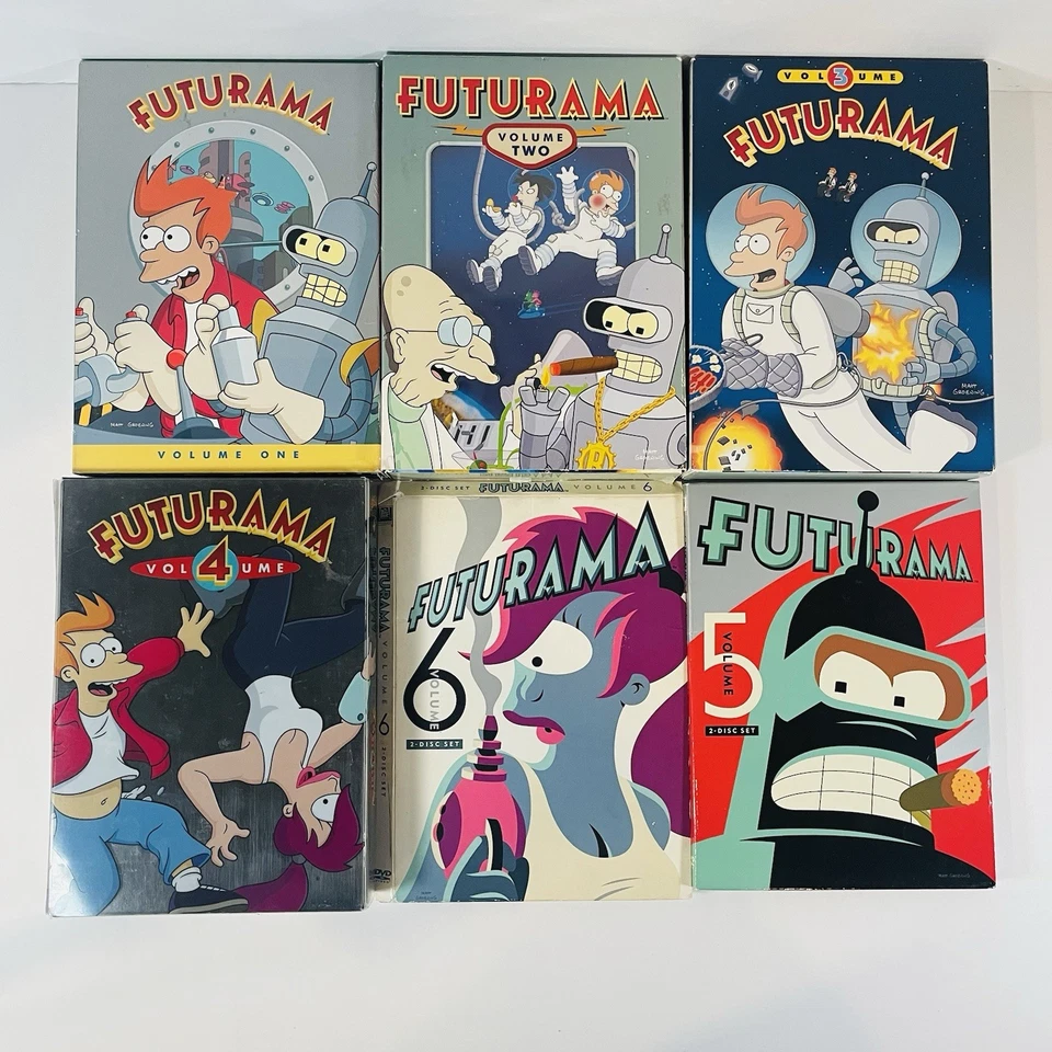 Futurama: Volumes 1–8 + 4 Movies (DVD Lot) - MUST READ!! - Image 2 of 4
