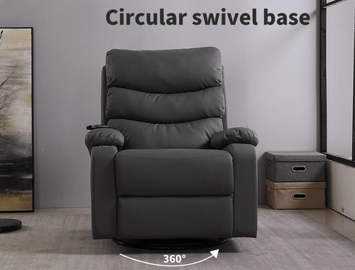 Levede Massage Chair Recliner Chairs Heated Lounge Sofa Armchair 360 Swivel - Picture 11 of 12