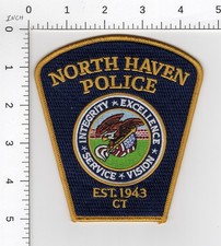 NORTH HAVEN --- CONNECTICUT ^^ COLLECTIBLE POLICE EMBROIDERED PATCH