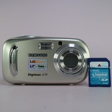 Samsung Digital Camera Digimax A50 5.0MP Silver Tested