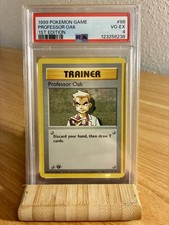 Prof. Oak PSA-4 1st Edition shadowless Base Set Pokémon English TCG