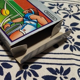 Tennis Famicom Silver Box with manual