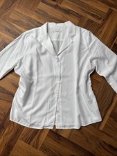 Wunderwerk Bluse Damen Oberteil Hemd Hemdbluse Gr. L Weiß