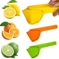 Portable Handheld Manual Citrus Juicer – Fresh Lemon & Orange Squeezer Press