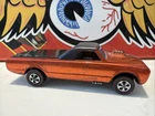 TOUGH Variation! 1968 Hot Wheels Redline ORANGE FLEETSIDE Painted Base HK TRUCK