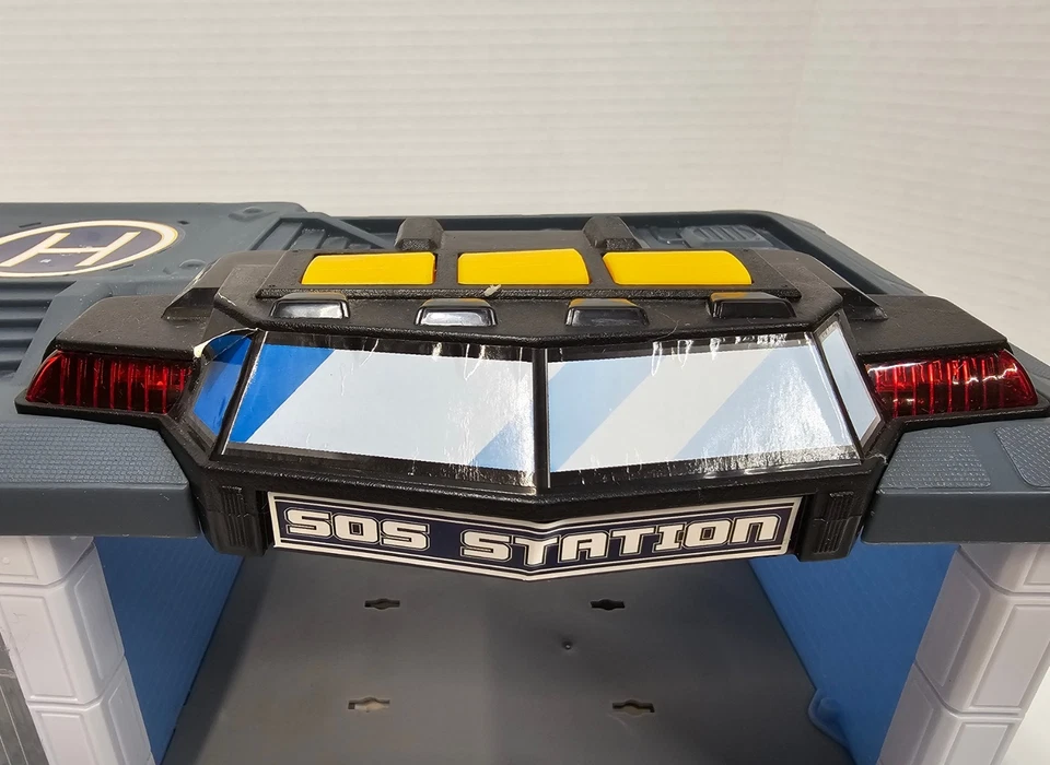 De Colección Dickie Toys SOS Centro de Rescate Centro de Llamadas 4 Vehículos Bomberos Policía Ambulancia Foto 3 de 4