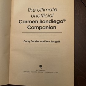 Ultimate Unofficial Carmen Sandiego Companion Strategy Guide NES Nintendo IBM PC