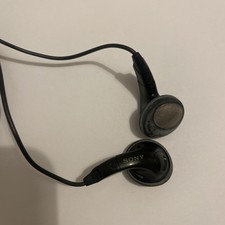 SONY MDR-E552 Stereo Earphones Black Headphones for Walkman Minidisc Discman