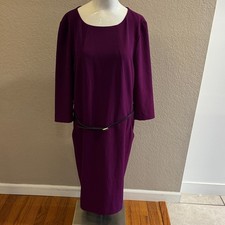MM. Lafleur Elegant Purple Women's Dress size 16 new with tags