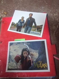 Disney Movie Club 20th Anniversary Mulan & X-Men: The Last Stand Lithographs