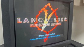 Sega Saturn Langrisser Tribute LANGRISSER TRIBUTE Game Soft Used Japan