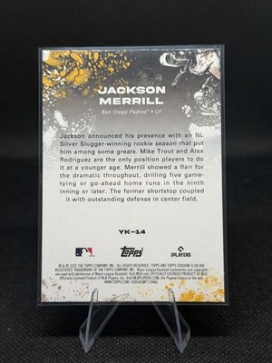 2025 Topps Stadium Club - Jackson Merrill #YK-14 Yours for the