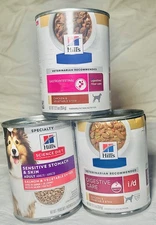 Hill’s i/d, GI, & Sensitive Stomach Dog Food 12.5oz Wet Cans – Exp 11/2027
