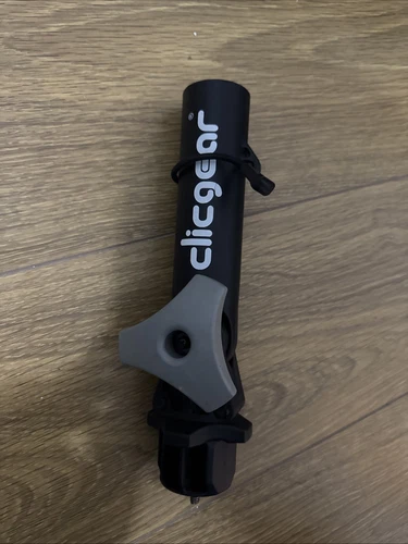 CLICGEAR DELUXE TILTING ADJUSTABLE UMBRELLA HOLDER FITS ALL CLICGEAR TROLLEYS