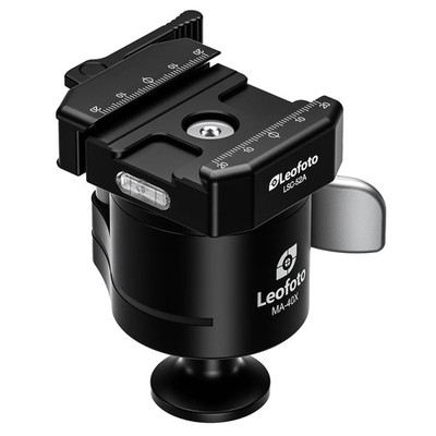 Leofoto Lever-Release Rapid Lock Ball Head For SA-X Tripods, Arca/Pic. #MA-40X