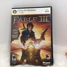 Fable III Microsoft Game Studios PC DVD For Windows  With Product Key 0591