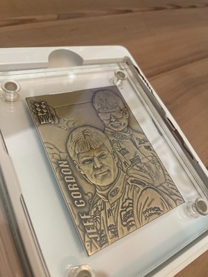 The Highland Mint Jeff Gordon Bronze Card Press Pass with COA