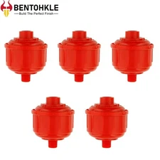 5 Premium Disposable Air Filter Water Trap for HVLP Inlet Paint Spray Gun. BEST!