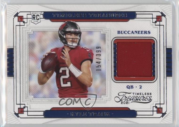 2021 Panini Chronicles Timeless Treasures Jersey /399 Kyle Trask Rookie RC 5c2
