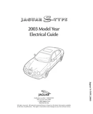 JAGUAR S-TYPE 2003 ELECTRICAL GUIDE MANUAL REPRINTED COMB BOUND 