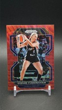 2022 #114 Sophie Cunningham WNBA Panini Prizm Basketball Red Wave Prizm Mercury