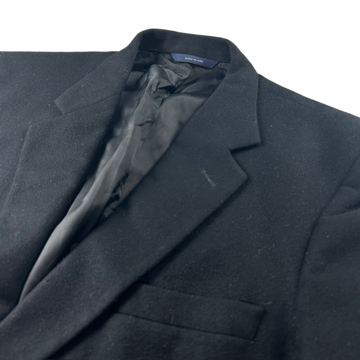 USA製　Brooks Brothers cashmere100 Jacket Brooks Brothers Men's 100% Cashmere Blazer Jacket Black • USA