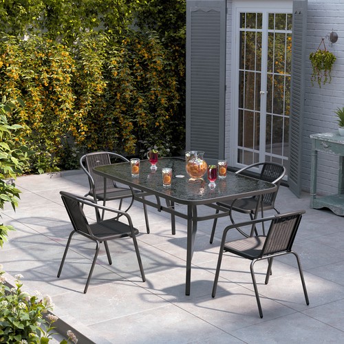 Bistro Furniture Table Rattan Chairs Balcony Coffee Table Decking Indoor Outdoor - Picture 34 of 71
