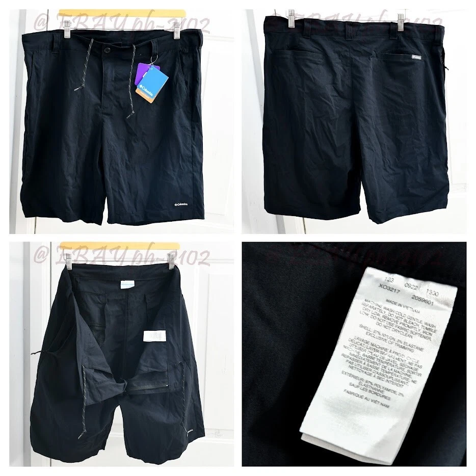 size 40 Black Columbia Men’s Trek active Shorts