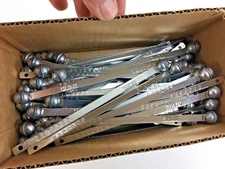 ULINE H-541 METAL TRUCK SEALS, Consecutively Numbered  - 100 ea. Sealed in Bag