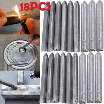 18PCS Low Temperature Powder Cored Welding Equipment Aluminum'Rods Easy Melt