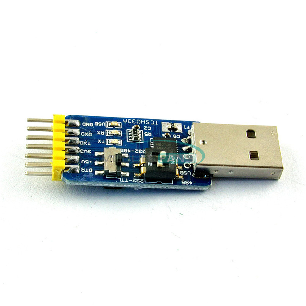 USB to TTL RS232 USB TTL to RS485 CP2102 Mutual Convert 6 in 1 Convert Module